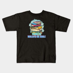 Boundless Worlds in One Bundle Kids T-Shirt